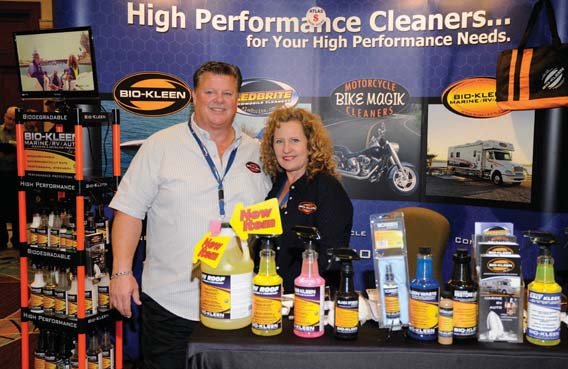 Tracy Lynn Hall and Tim Kowalski from Bio-Kleen not only showed new products, they announced their engagement at the Atlas Fall Festival. The romance of Niagara Falls triumphs again!