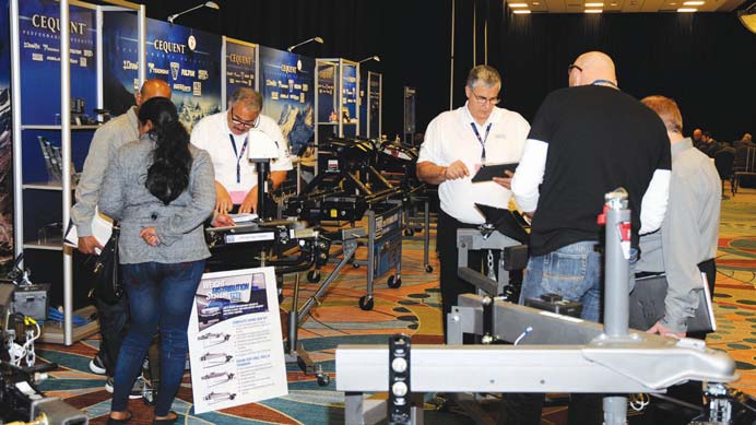 Dealers had a chance to check out the latest towing products from the Cequent group.