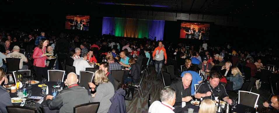 New Orleans is famous for fine food – the evening Expo dinner was a gourmet’s delight!