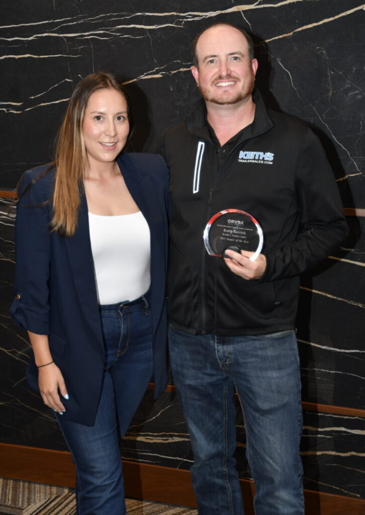 Ally and Keith Barrick, of Keith's Trailer Sales, Orillia, Ontario.