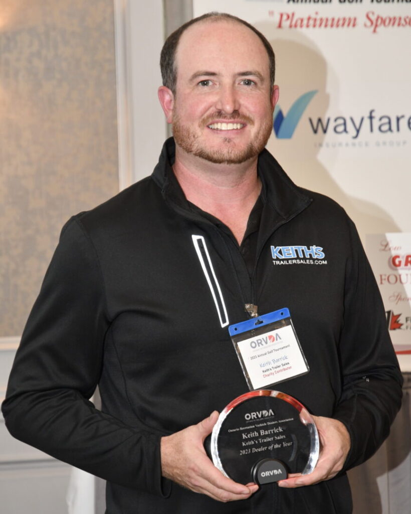 Keith Barrick, 2023 Ontario RV Dealer of the Year