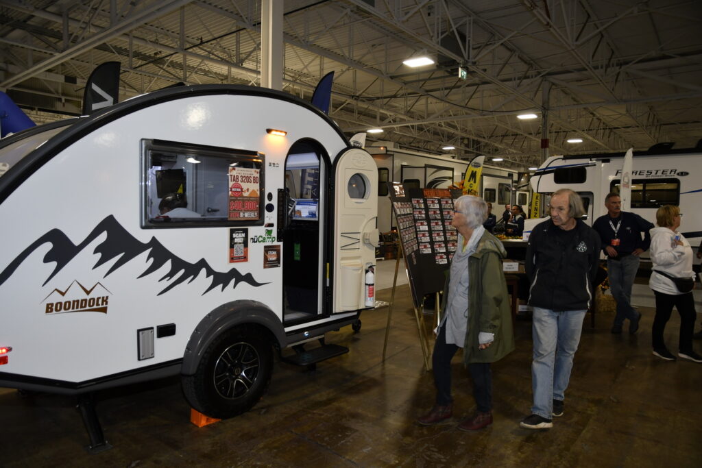 Platinum RV displayed an array of tear drop trailers - attracting substantial interest from the show visitors.