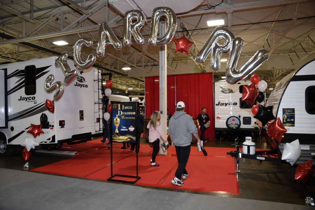 Sicard RV - the world #1 Jayco dealer, displayed a full range of Jayco trailers and motorhomes at the Toronto Fall RV Show.