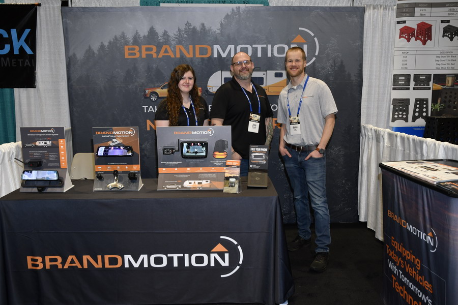 RV Dealers had the opportunity to learn about the new Brandmotion line of RV cameras and monitors at the NTP-Stag SeaWide Expo.