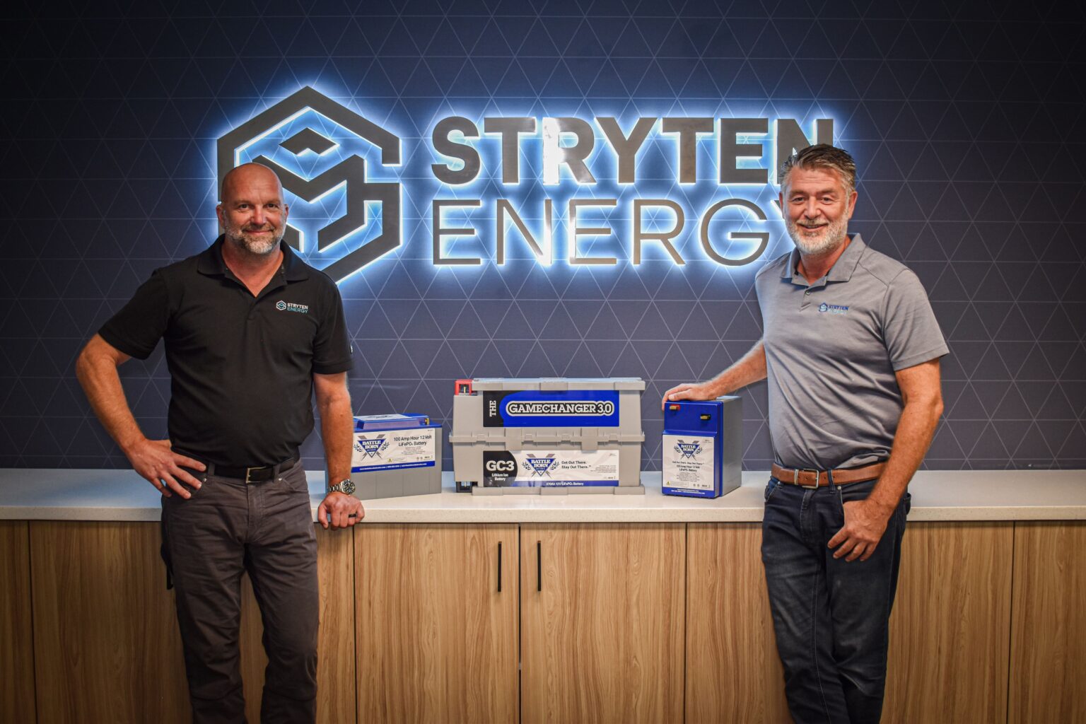 Mike Judd, Chief Executive Officer and President (left) and Petar Oklobdzija, Executive Vice President and Chief Financial Officer at Stryten Energy