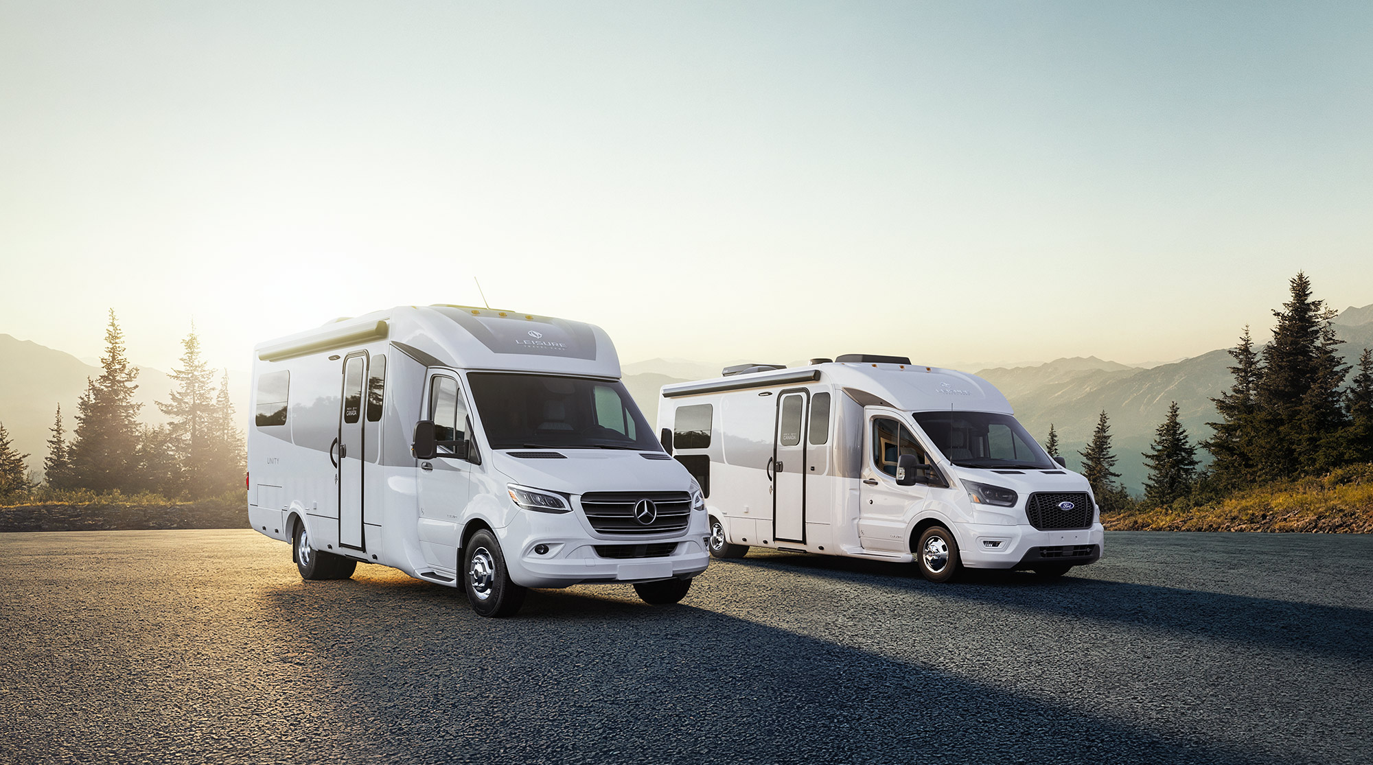 The 60th Anniversary models from the Leisure Travel Vans division of Triple E RV.