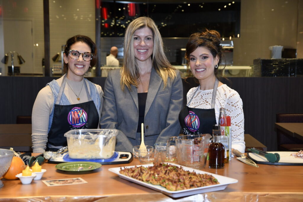 Grill masters Maddie and Kiki served up a breakfast delight as the keynote presentation for the ORVDA Toronto Fall RV Show press conference.