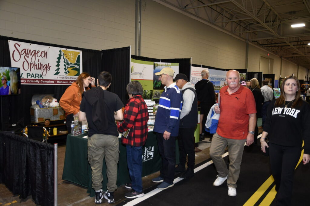 A full array of campgrounds, outdoor products, and RV parts and accessories are on display and on sale at the Toronto Fall RV Show.