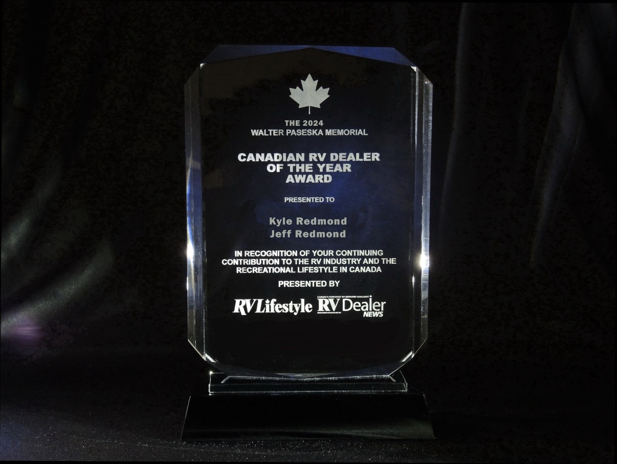 The Canadian RV Dealer of the Year Award