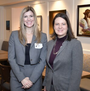 Natalie Conway, Executive Director of ORVDA, and the Honourable Stephanie Bowman, Liberal MPP for Don Valley West.