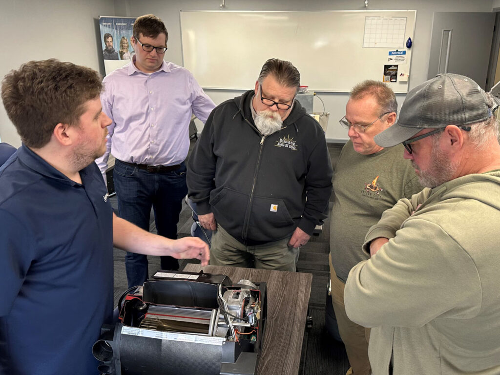 RV technicians participating in the Truma training program.