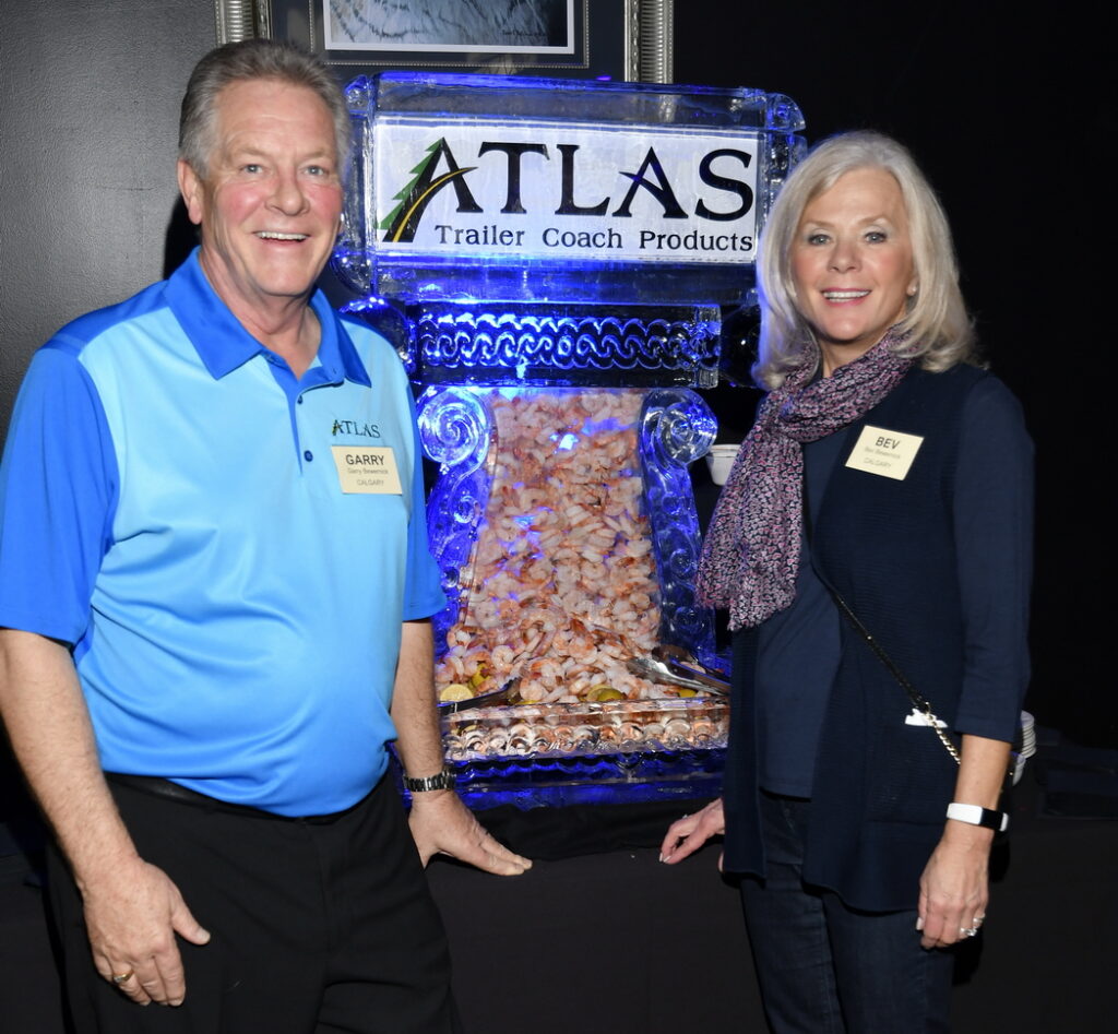 Garry Bewernick and Bev Bewernick, at the 2019 Atlas Niagara Festival.