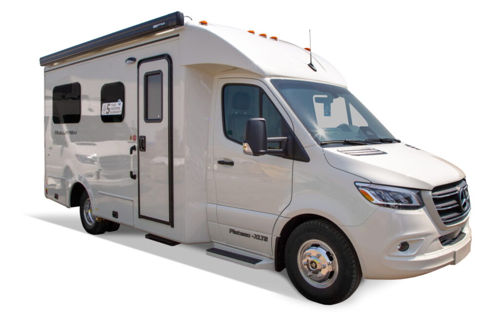 Pleasure-Way has the 2026 Plateau, Ascent, Ontour, and Lexor models on display in Hershey. See the full line at https://pleasureway.com/