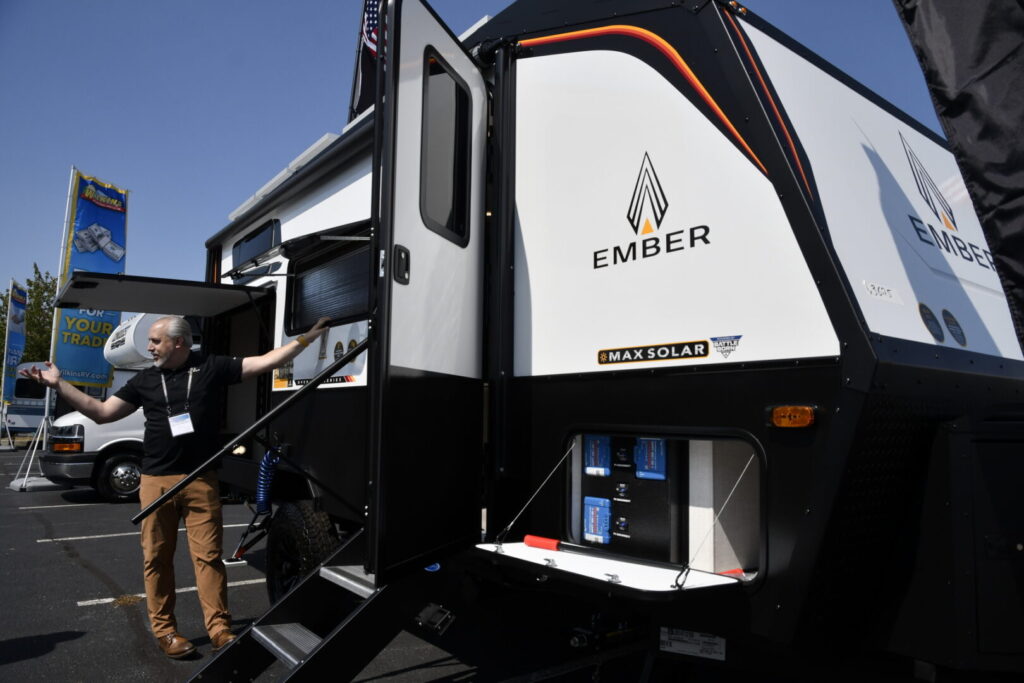 The fourth anniversary Ember RV travel trailers bring an array of innovations to the travel trailer sector.