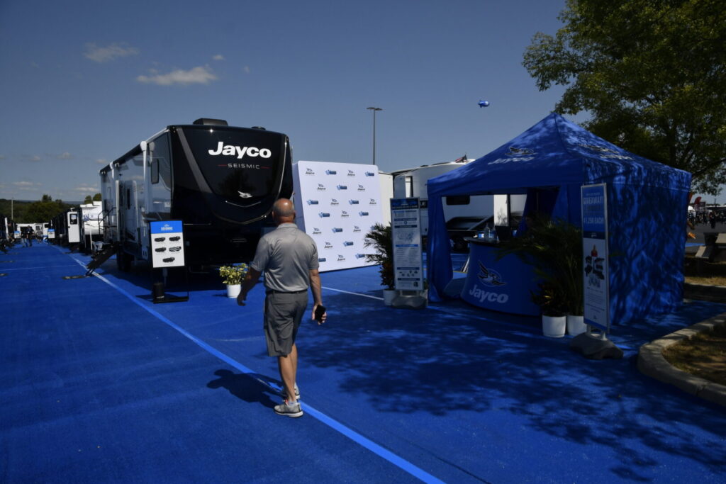 Jayco is displaying their full line of RVs at the Hershey RV Show, - check out the sebsite at https://www.jayco.com/