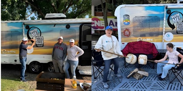 CRVA and other Canadian RV associations have taken the General Coach Reward trailetr - the 50th Anniversary RV - to events and shows across Canada.