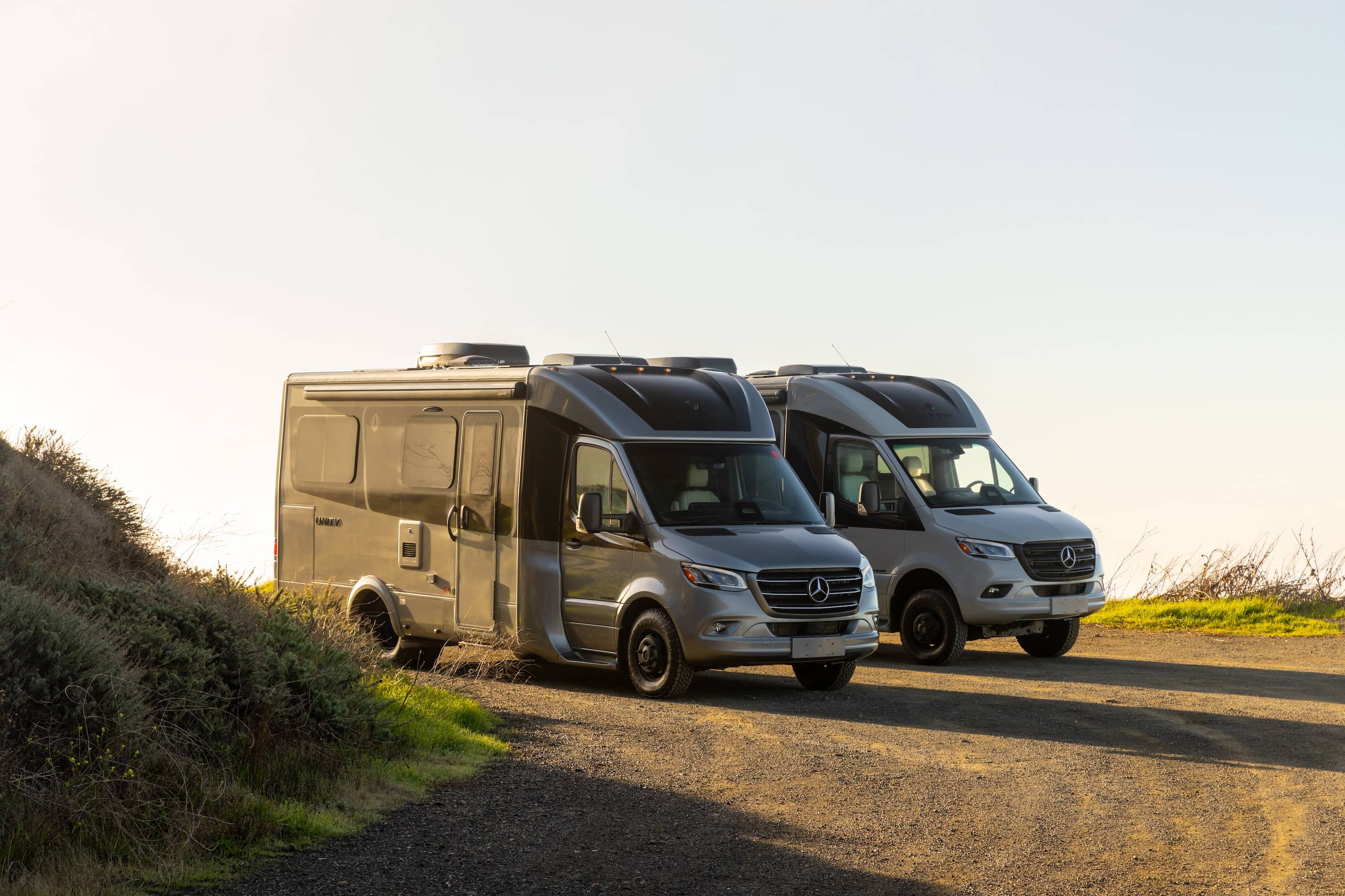 Leisure Travel Vans Unity TBX—blending the strength of the Mercedes-Benz Sprinter with adventure-ready upgrades and flexible living spaces.