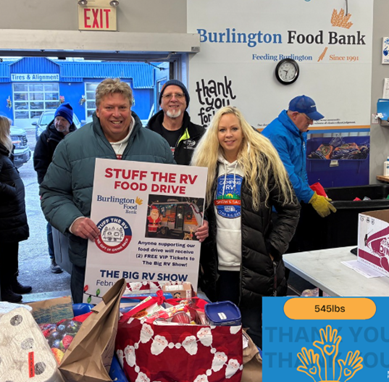 The Canadian Recreation Vehicle Association celebrated its 50th anniversary by giving back to the community at shows across Canada