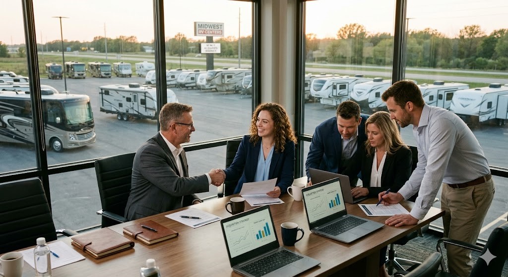 Negotiating the sale of a business.