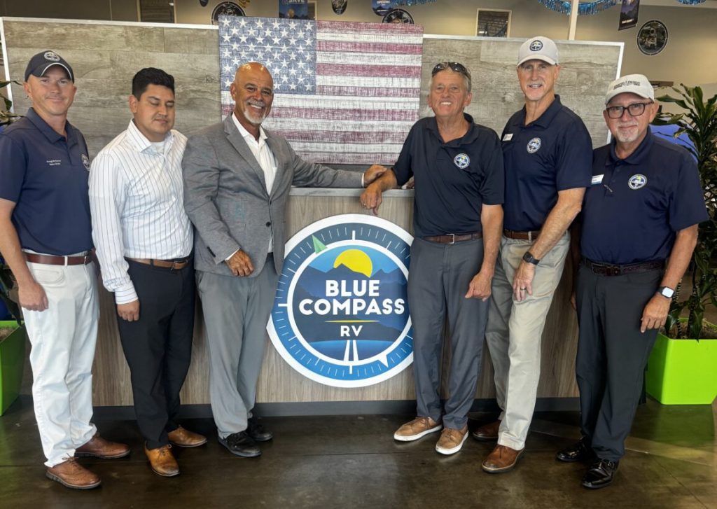Blue Compass RV San Marcos – San Marcos, California, was honoured as one of Leisure Travel Vans Triple Diamond dealers for 2026.