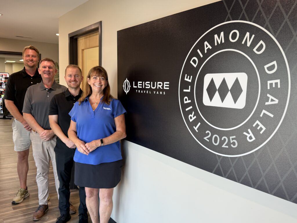 Howard RV Center – Wilmington, North Carolina weas honoured as one of Leisure Travel Vans Triple Diamond dealers for 2026.