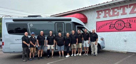 Fretz RV – Souderton, Pennsylvania, was honoured as one of the Leisure Travel Vans Triple Diamond Dealers for 2026.