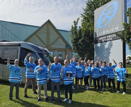 Horizon Lussier – Marieville, Quebec, was honoured as one of Leisure Travel Vans Triple Diamond dealers for 2026.