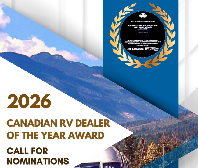 RVDA of Canada - RV Dealer of the Year - Call for Nominations
