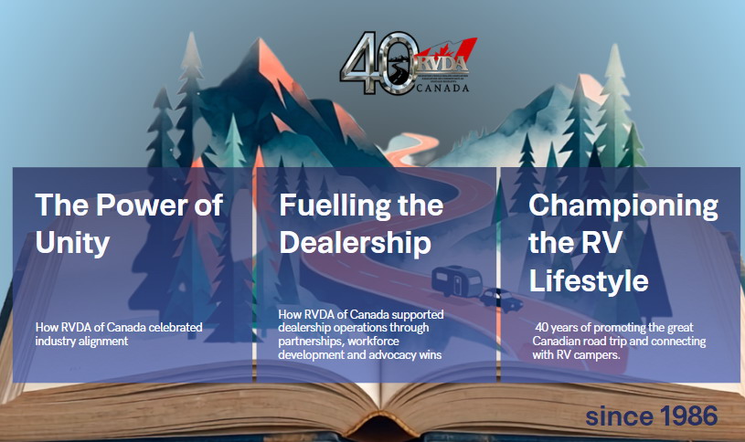 As part of the year-long 40th Anniversary celebration, celebration, the RVDA of Canada has launched a nationwide Member Legacy Project.