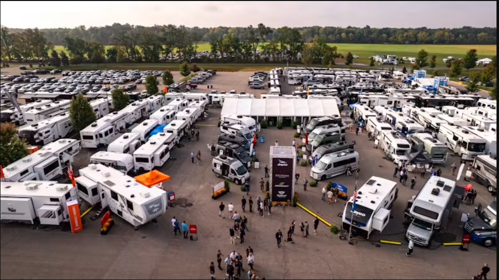 THOR Open House 2026 - aerial view - photo courtesy THOR Industries.