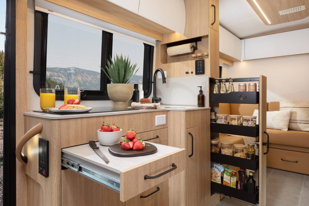 Leisure Travel Vans 2027 Wonder FX - redesigned galley.