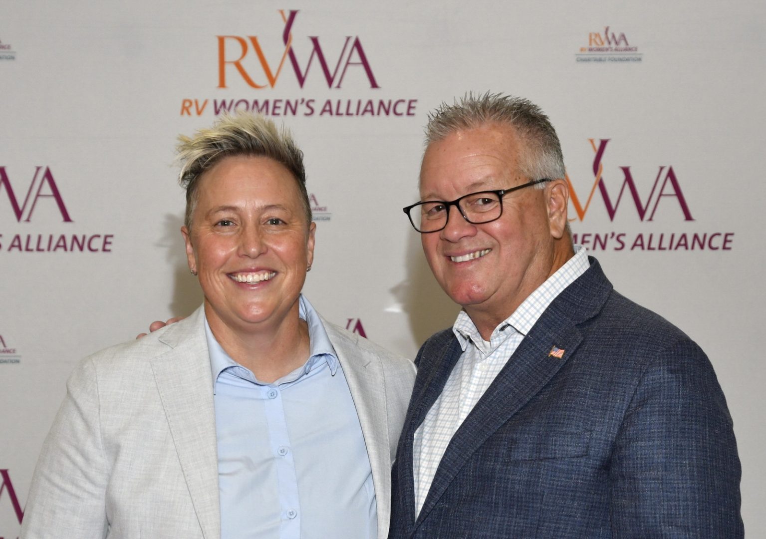 Dr. Rachel Lindvall and Bill Coughlin presented a special session on networking, problem solving, and leadership development at the annual RVWA breakfast during Elkhart Dealer Days,