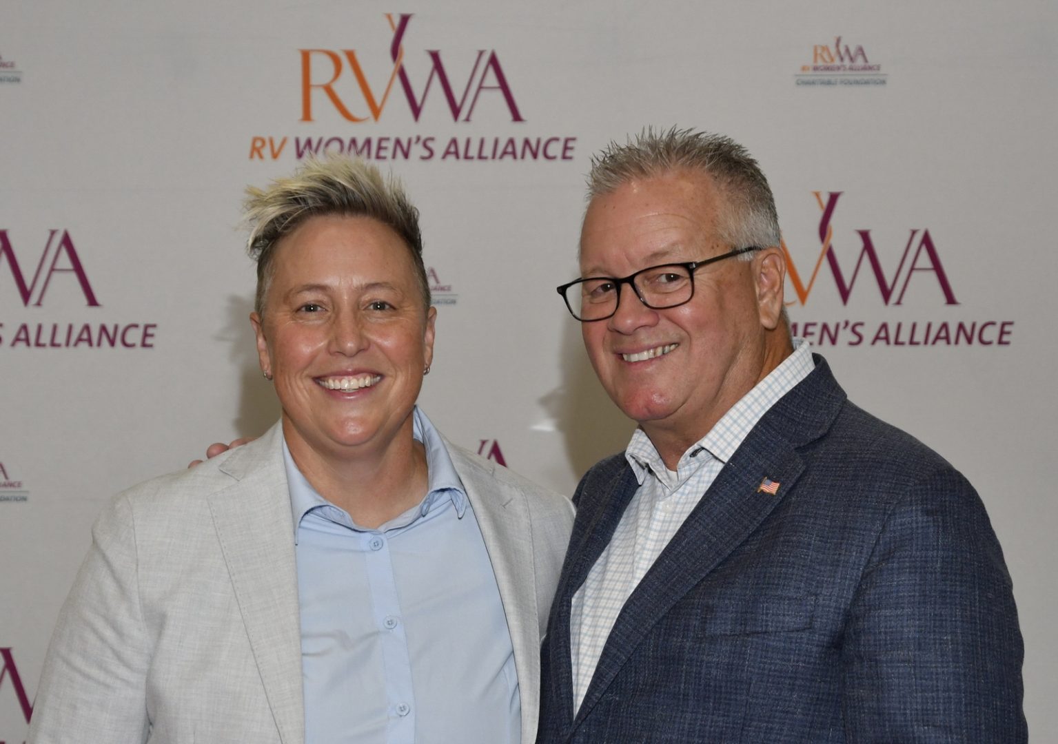 Dr. Rachel Lindvall and Bill Coughlin presented a special session on networking, problem solving, and leadership development at the annual RVWA breakfast during Elkhart Dealer Days, 