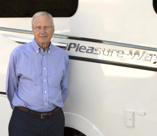 In Memoriam – Merv Rumpel Merv Rumpel, founder of Pleasure-Way Industries, passed on October 21, 2026 at the age of 93.