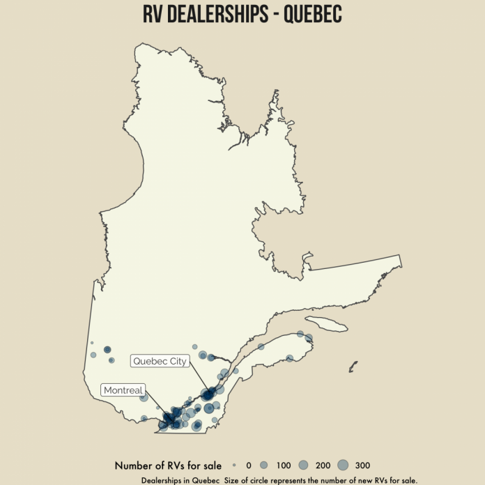 RV Dealerships Across Canada - a 