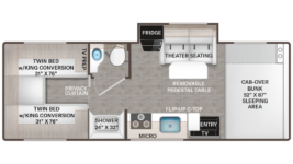 THOR 24LV and GL24 Floor Plan