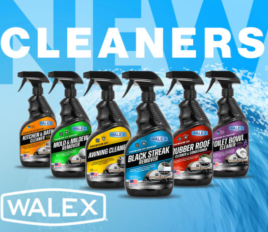 Walex introduced 6 new cleaners for RV and Marine uses.