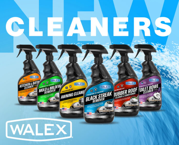 Walex introduced 6 new cleaners for RV and Marine uses.