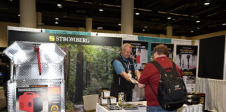 Bob Brammer from Stromberg Carlson was at the Expo to show his full range of RV and camping products.