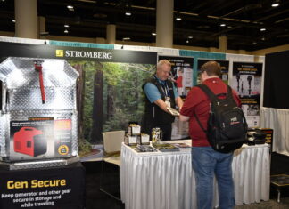 Bob Brammer from Stromberg Carlson was at the Expo to show his full range of RV and camping products.