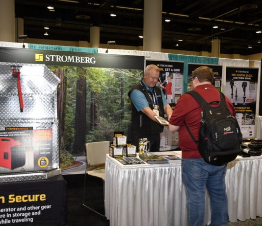 US RV Shows and Events 2025-2026 Bob Brammer from Stromberg Carlson was at the Expo to show his full range of RV and camping products.