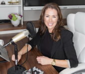 Karen Kelly Podcast photo black outfit cropped