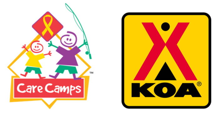 Care Camps Foundation and KOA logos