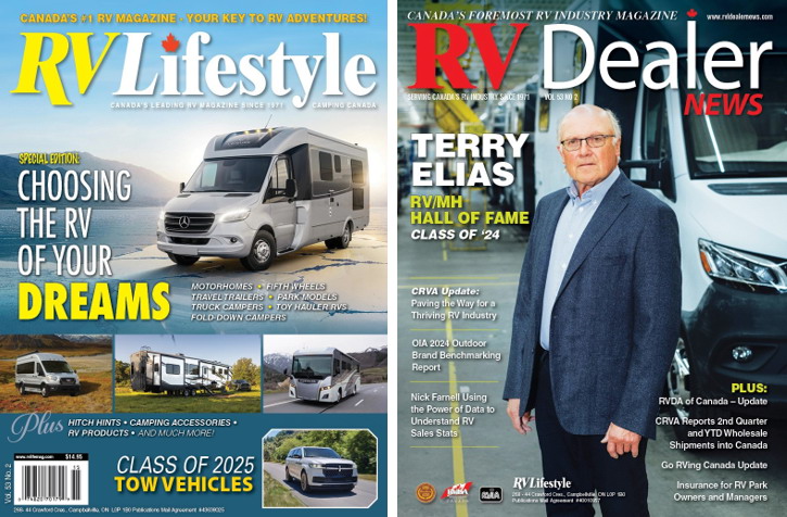 RV Lifestyle Magazine and RV Dealer News September 2024 issues