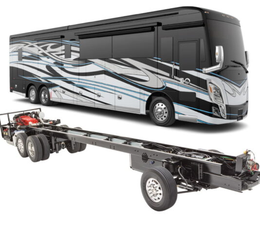 Freightliner Custom Chassis PowerGlide SL and Tiffin Zephyr motorcoach