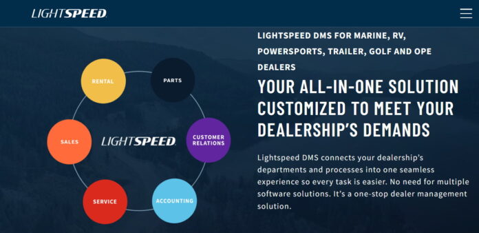 Lightspeed software for RV dealers