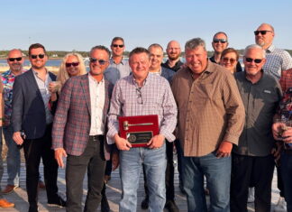 Jeff McDermott was presented with a commemorative gavel at the 50th CRVA AGM in Charlottetown, PEI.