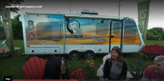CRVA's 50th Anniversary "RV The North" giveaway contest and Canadian Camping and RV Month were featured on CP24.