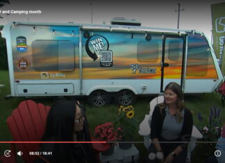 CRVA's 50th Anniversary "RV The North" giveaway contest and Canadian Camping and RV Month were featured on CP24.
