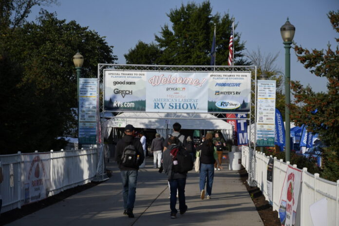 The 2025 Hershey RV Show is on from September 10 - 14, 2025 at the Giant Center, Hershey PA. See the exhibitor list, show map, and buy tickets at https://www.largestrvshow.com/